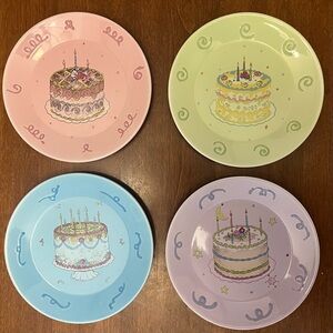 Avon Presidents Club 2003 cake plates set